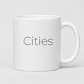 Cities Mug in white