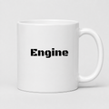 Engine Mug in white