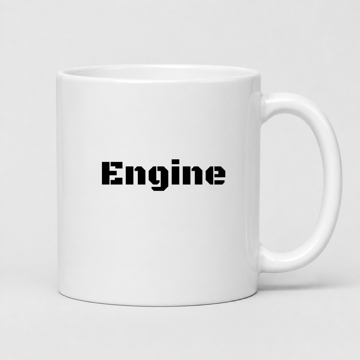Engine Mug in white