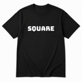 Square T-Shirt in black