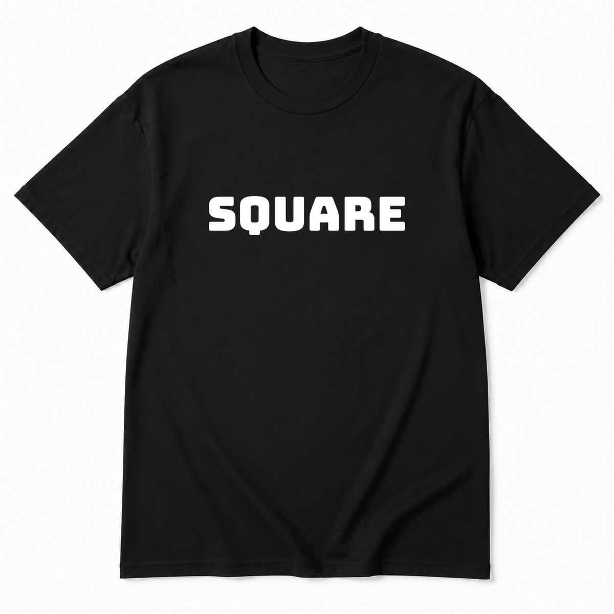 Square T-Shirt in black