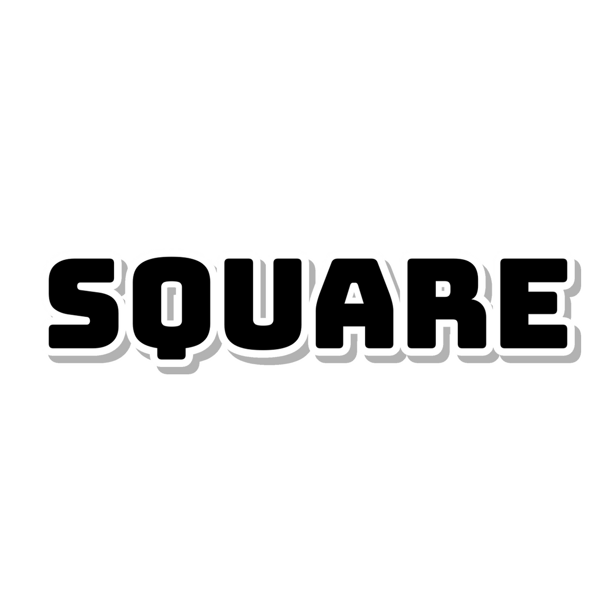 Square die-cut sticker