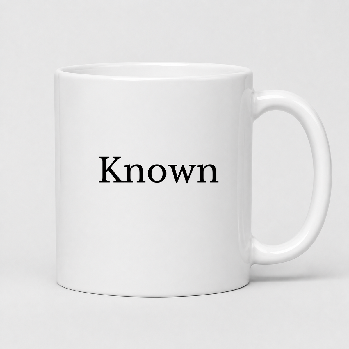 Known Mug in white