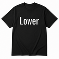 Lower T-Shirt in black