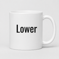Lower Mug in white