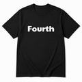 Fourth T-Shirt in black