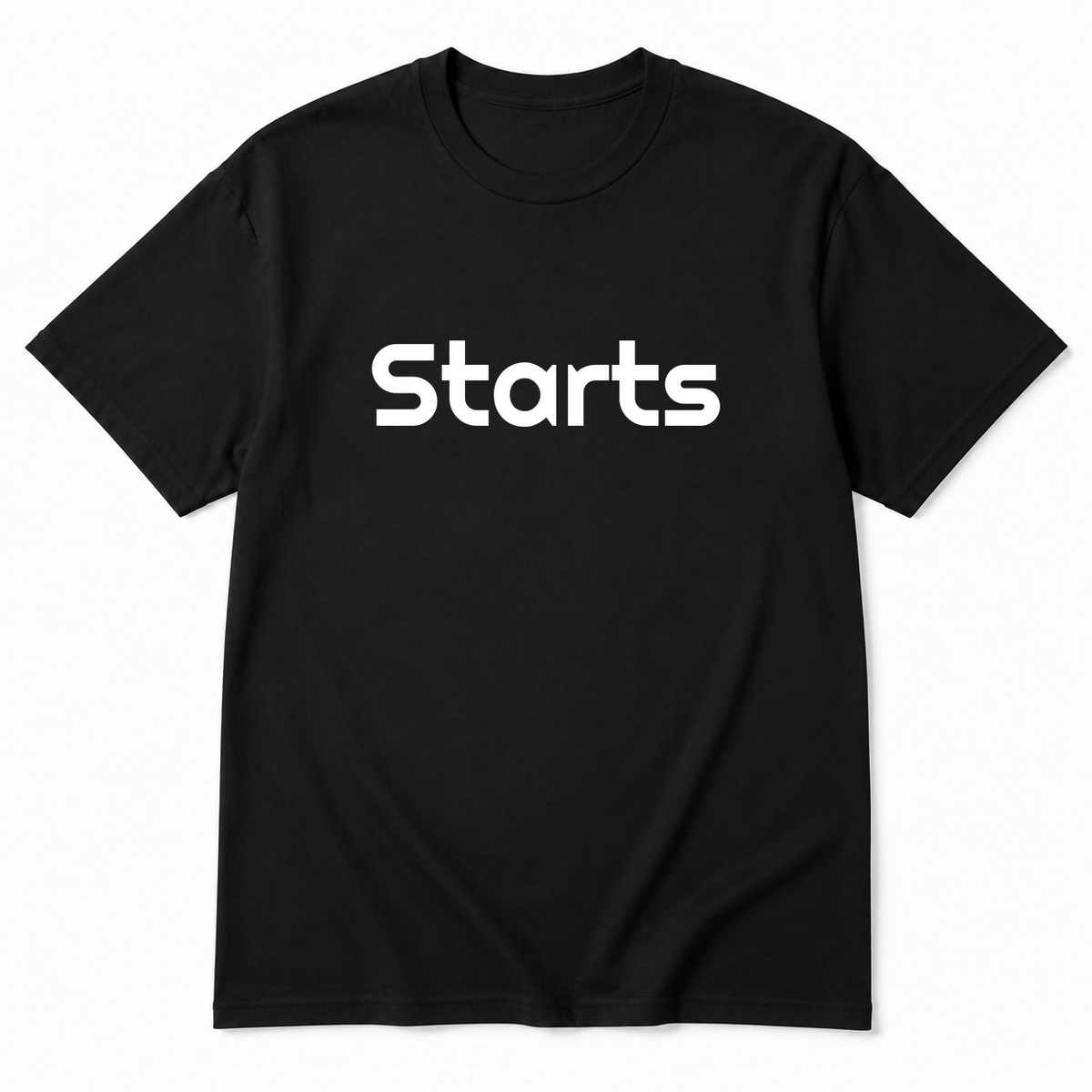 Starts T-Shirt in black