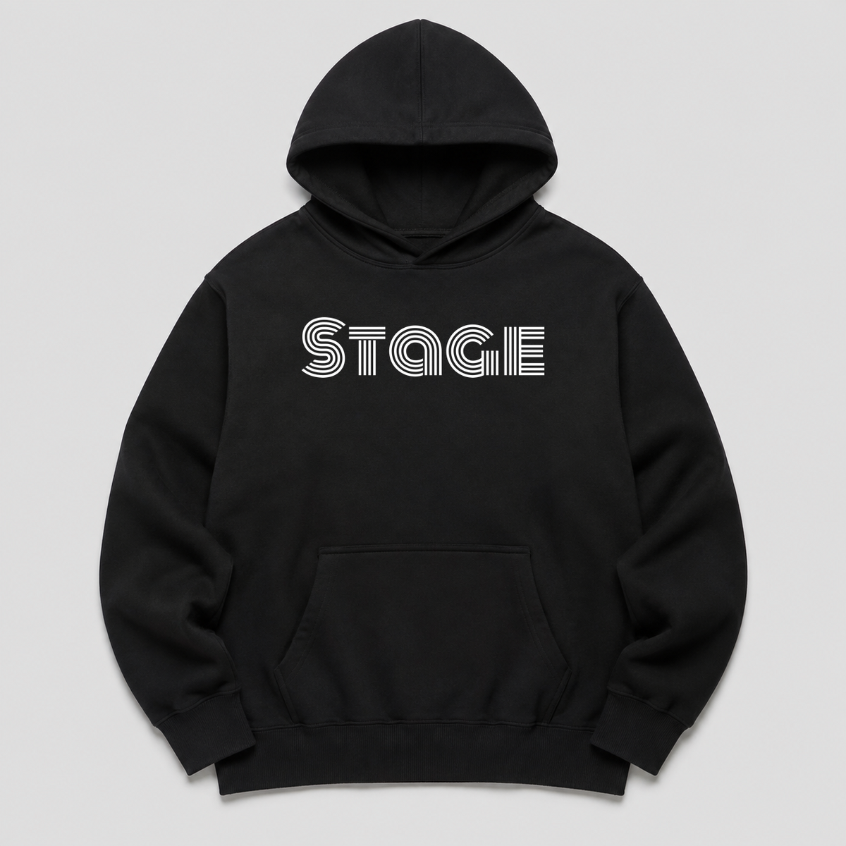 Stage Hoodie in black