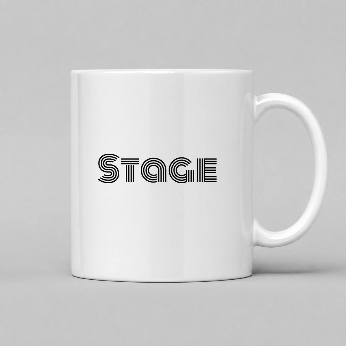 Stage Mug in white