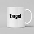 Target Mug in white