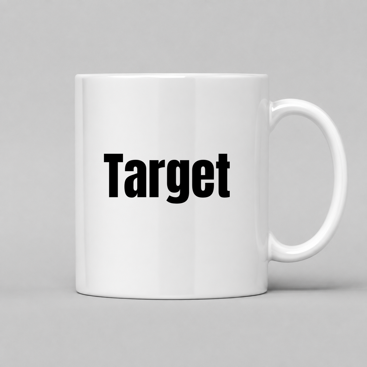 Target Mug in white