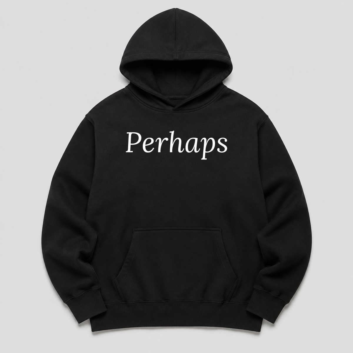 Perhaps Hoodie in black