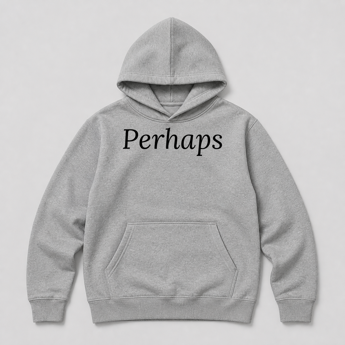 Perhaps Hoodie in gray