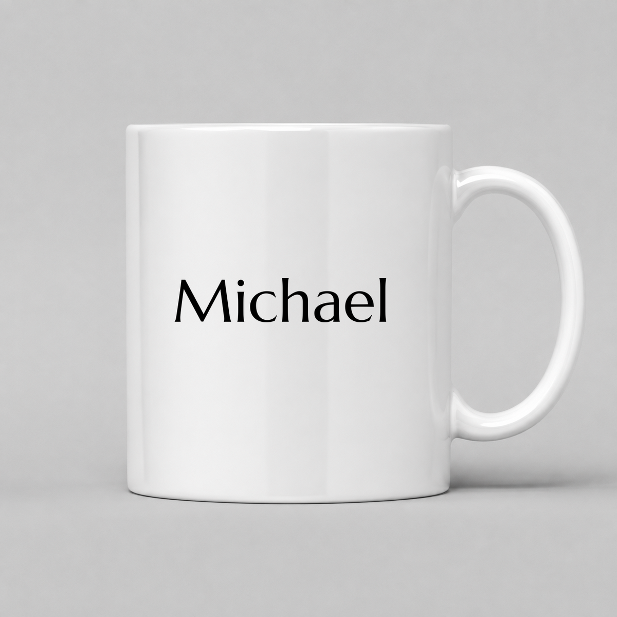 Michael Mug in white