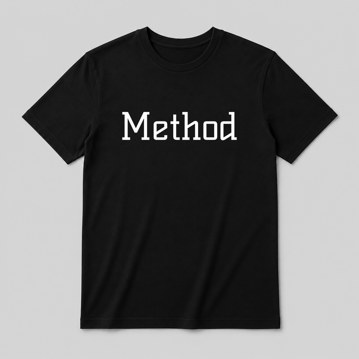 Method T-Shirt in black