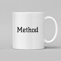Method Mug in white