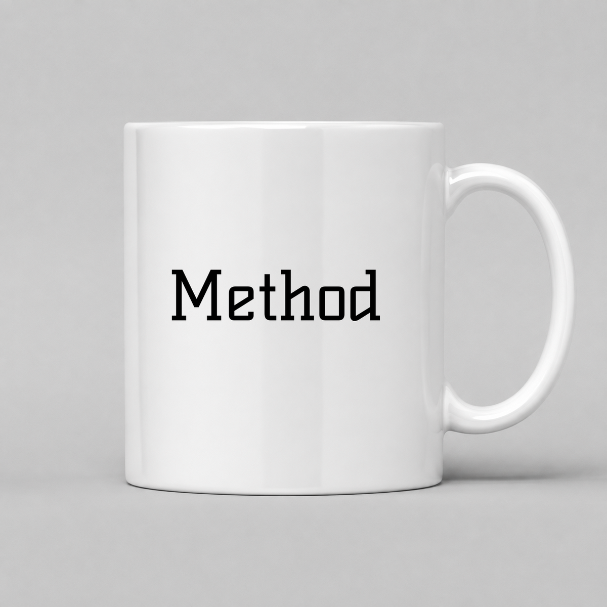 Method Mug in white