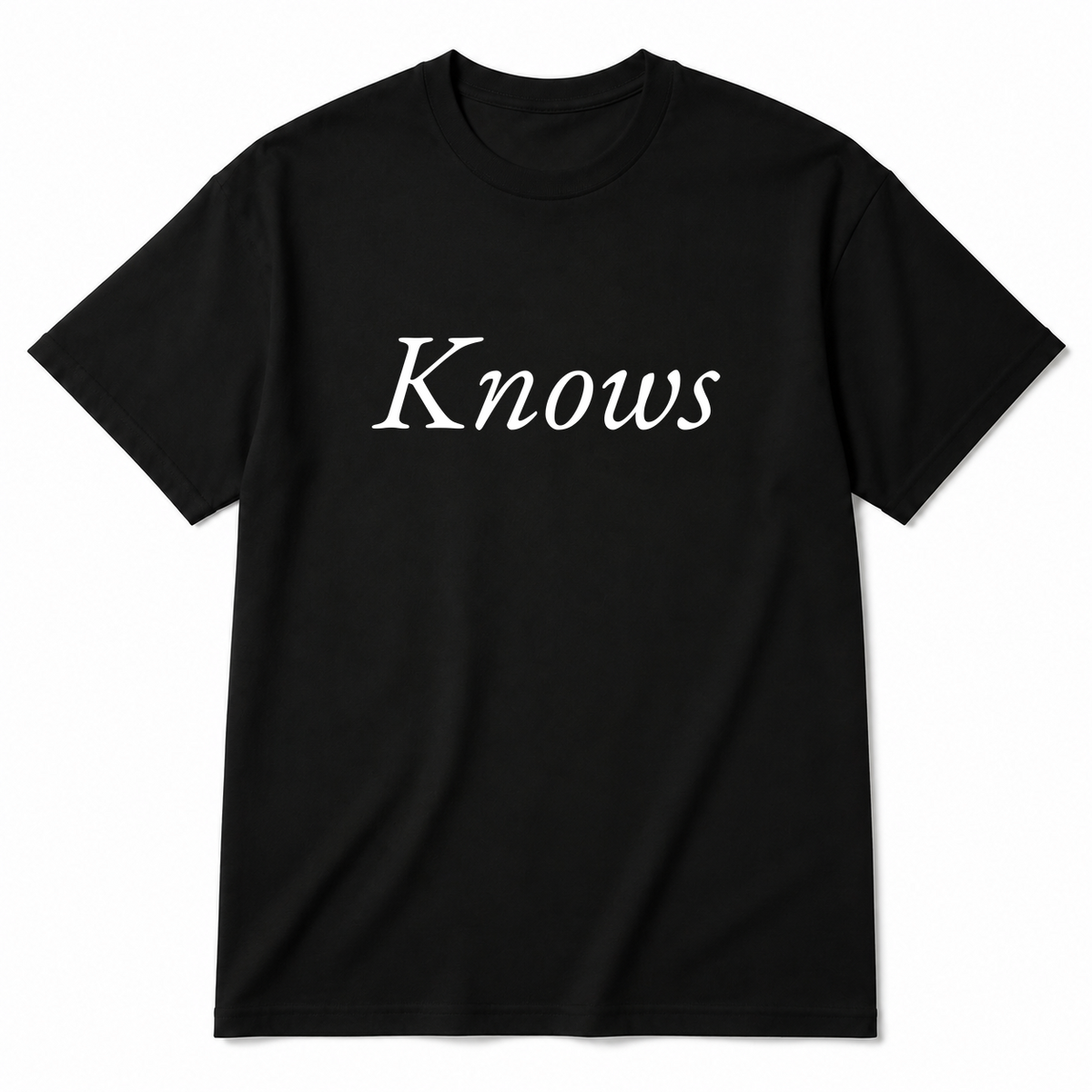 Knows T-Shirt in black