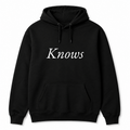 Knows Hoodie in black