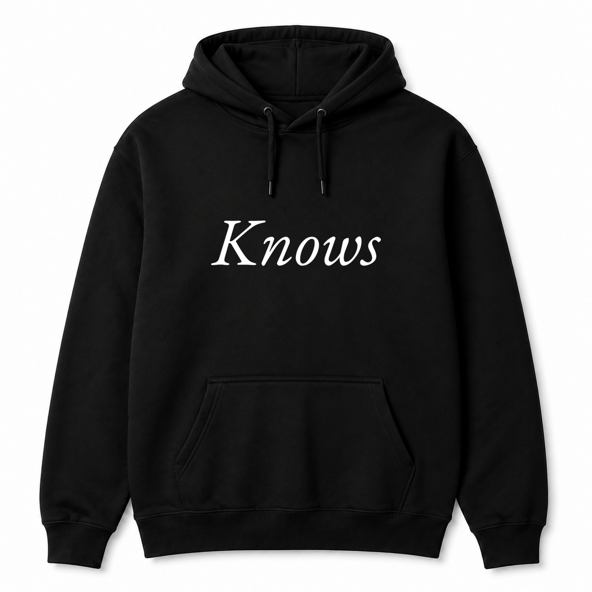 Knows Hoodie in black
