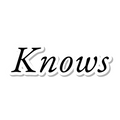 Knows die-cut sticker