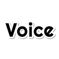 Voice die-cut sticker