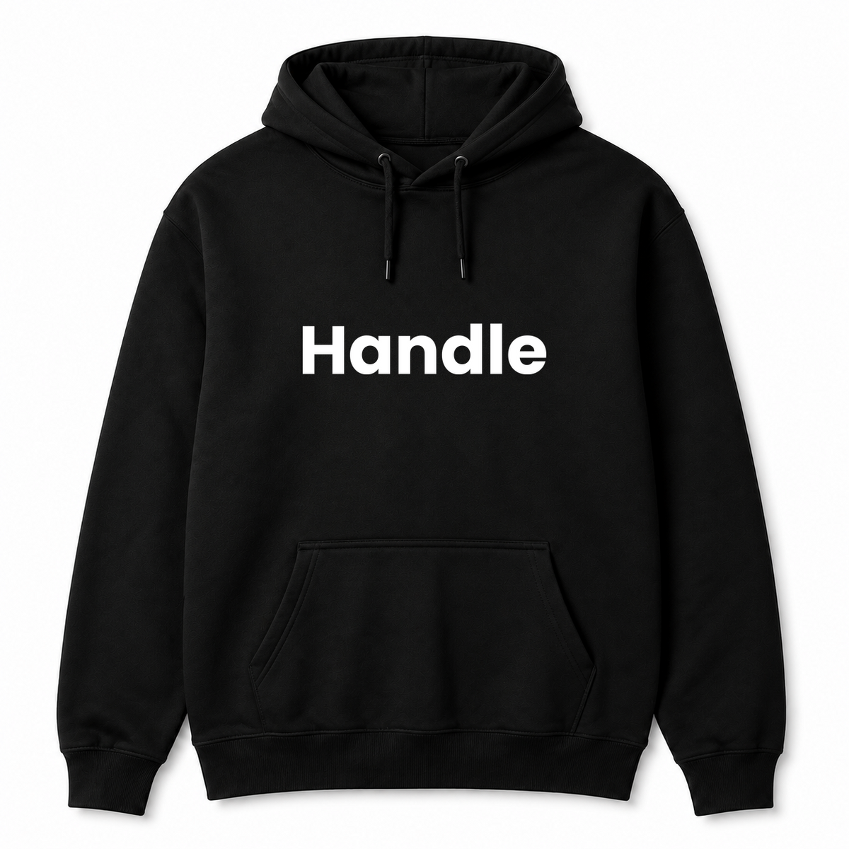Handle Hoodie in black
