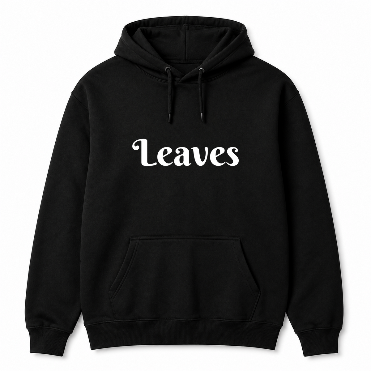 Leaves Hoodie in black