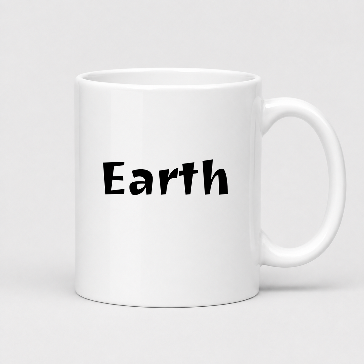 Earth Mug in white