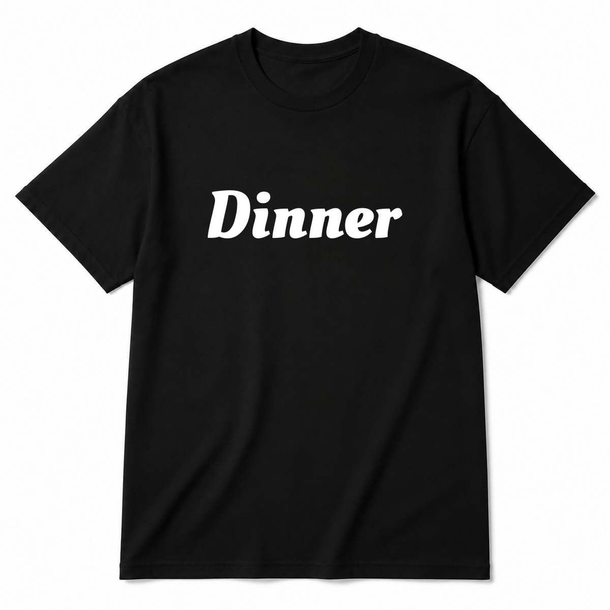 Dinner T-Shirt in black