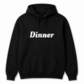 Dinner Hoodie in black