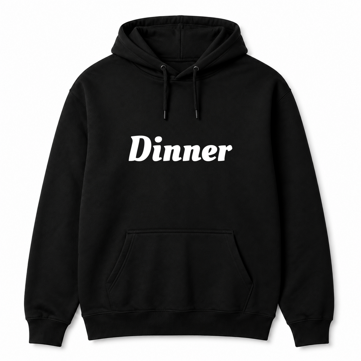 Dinner Hoodie in black