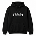 Thinks Hoodie in black