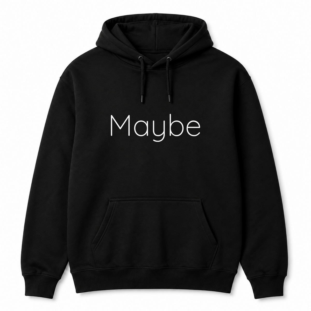 Maybe Hoodie in black