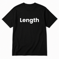 Length T-Shirt in black