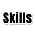 Skills die-cut sticker