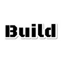 Build die-cut sticker