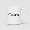 Cases Mug in white