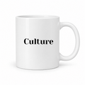 Culture Mug in white