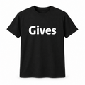 Gives T-Shirt in black