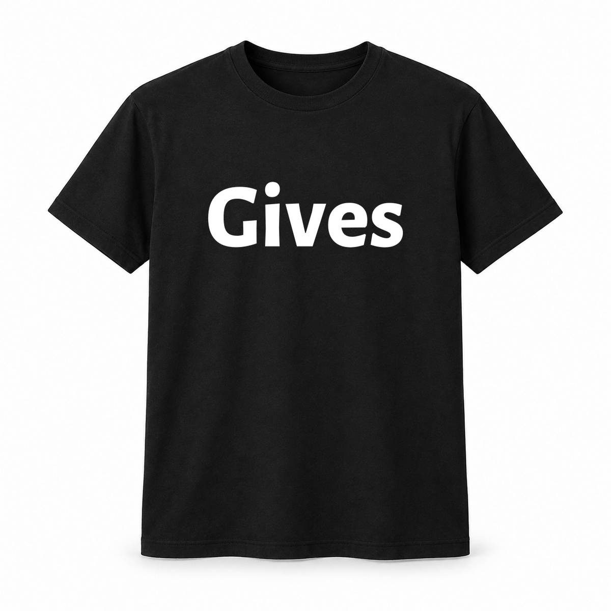 Gives T-Shirt in black