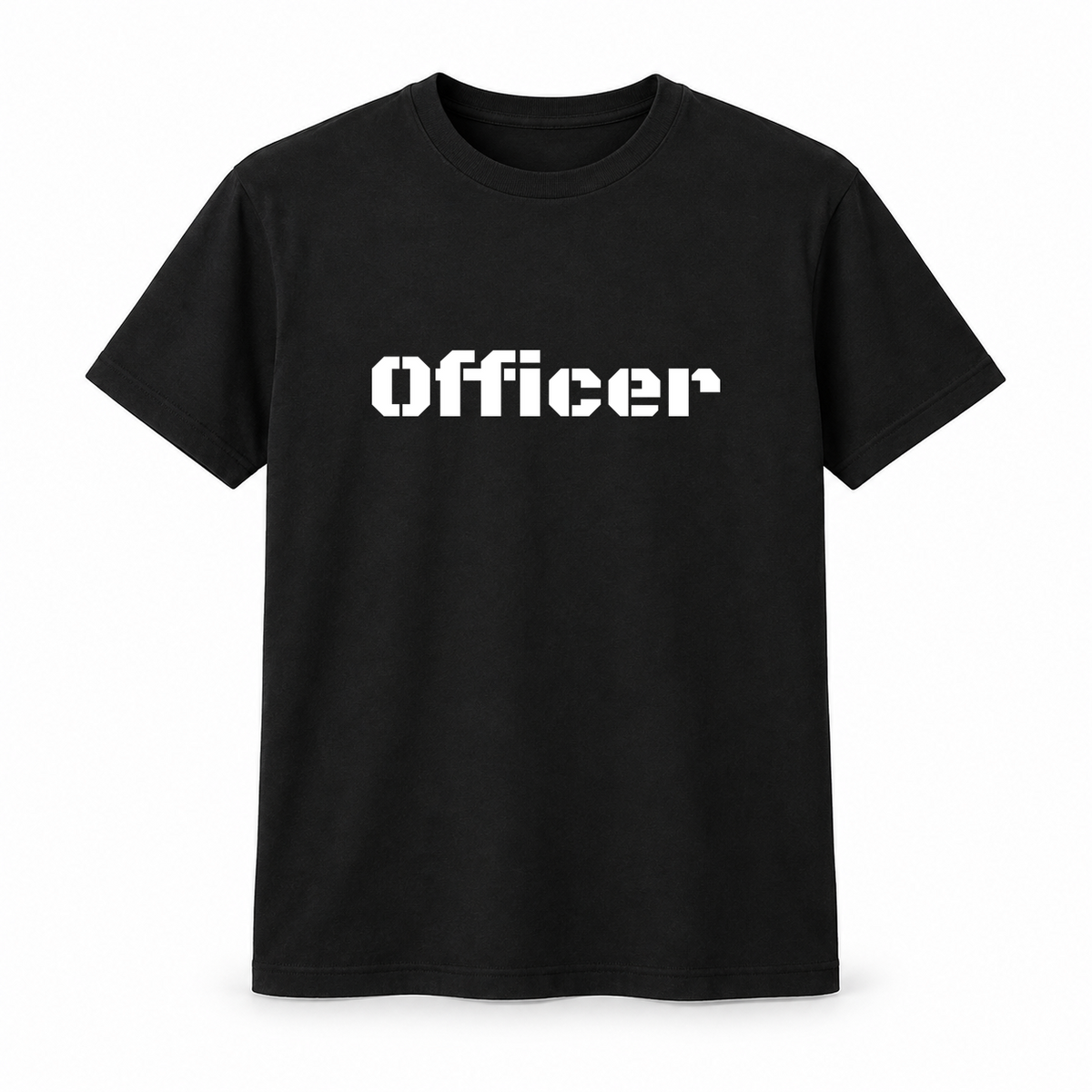 Officer T-Shirt in black