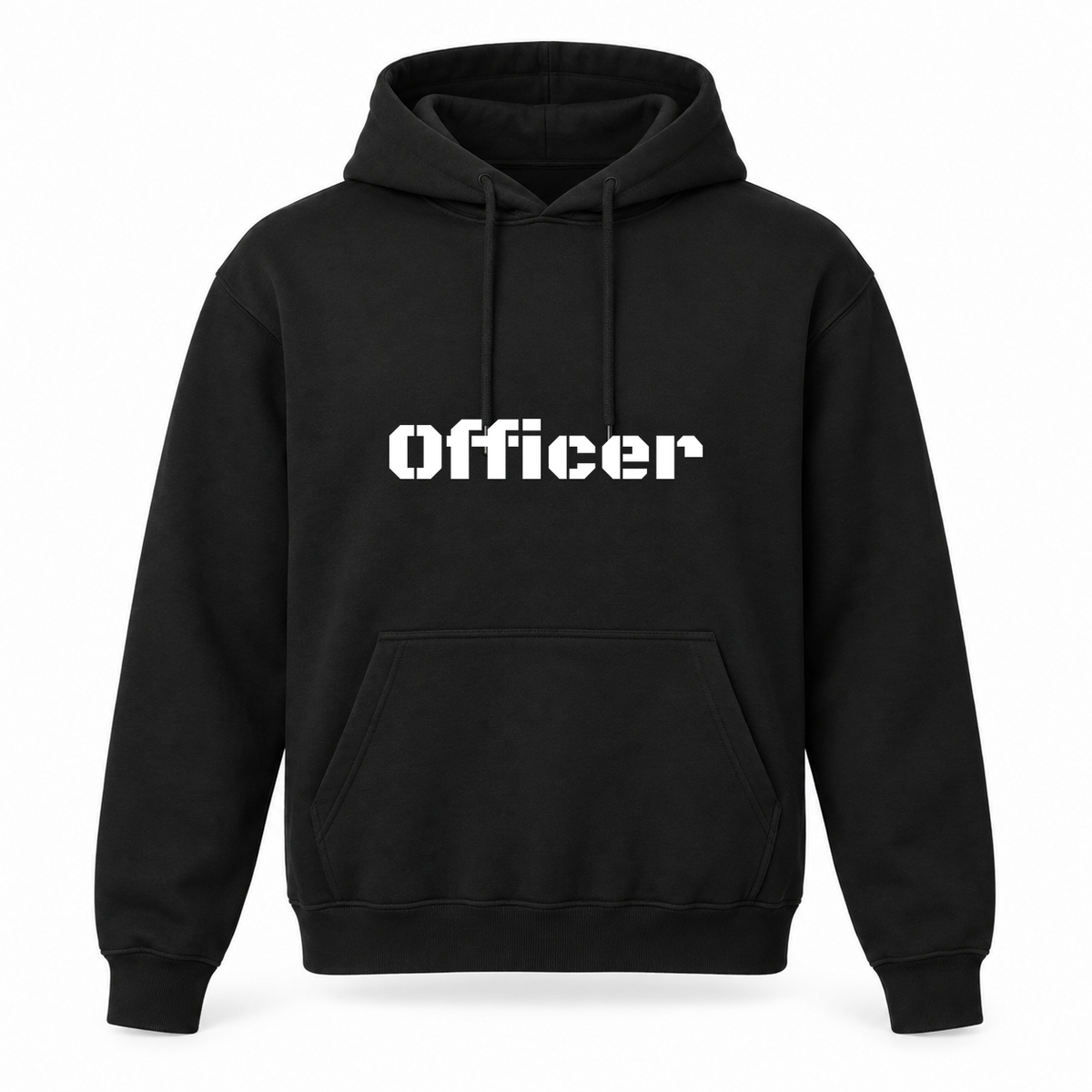 Officer Hoodie in black