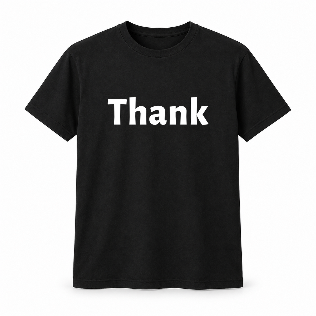 Thank T-Shirt in black