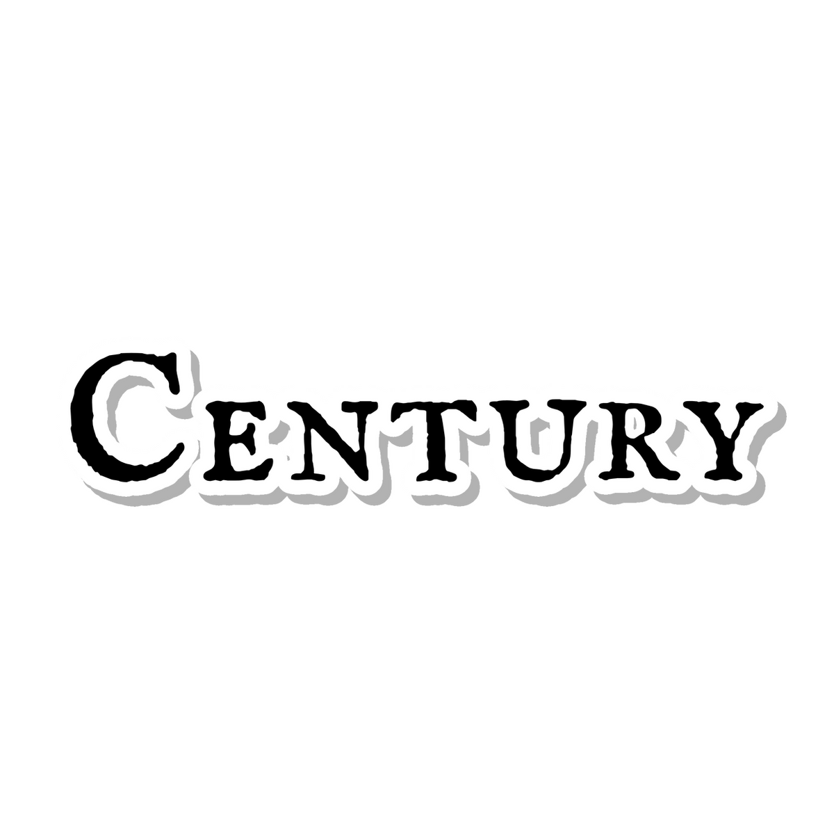 Century die-cut sticker
