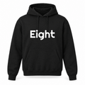 Eight Hoodie in black