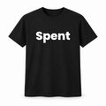 Spent T-Shirt in black