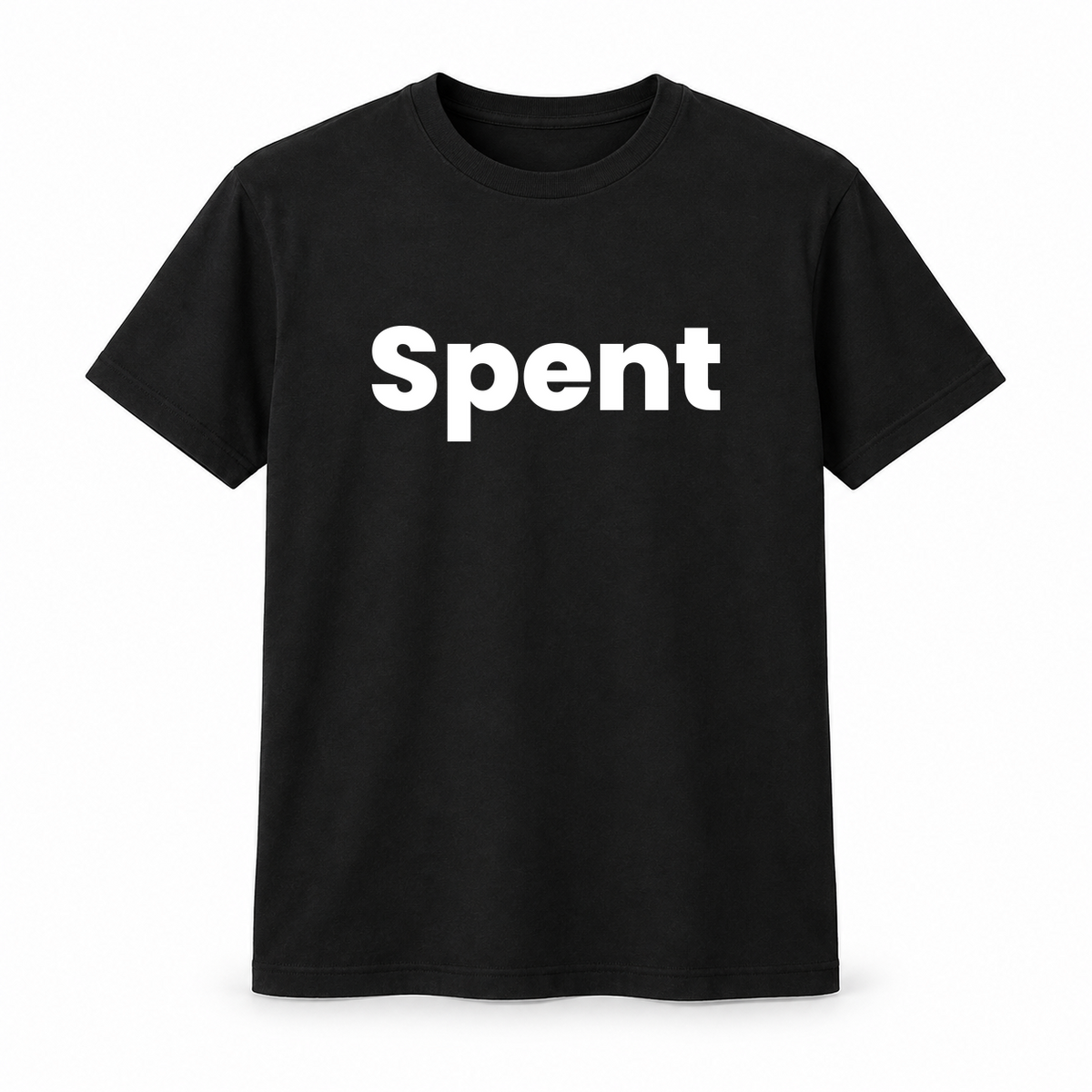 Spent T-Shirt in black
