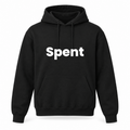Spent Hoodie in black