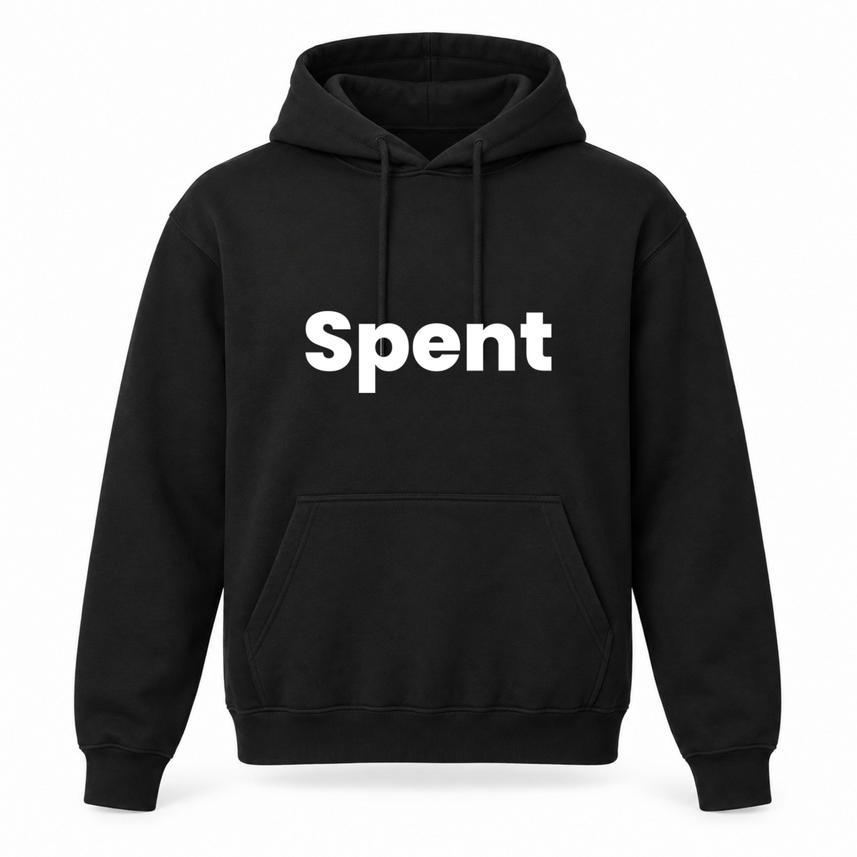 Spent Hoodie in black